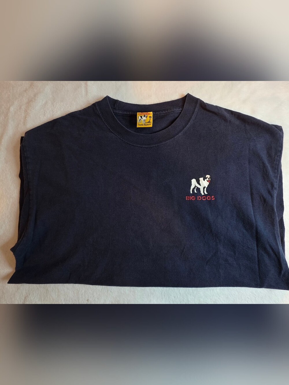 Vintage 2005 Big Dogs Get Er Done! T-Shirt Men’s Large Black Graphic Tee Y2K